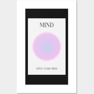 Mind - Mind Body Soul Purple Aura Posters and Art